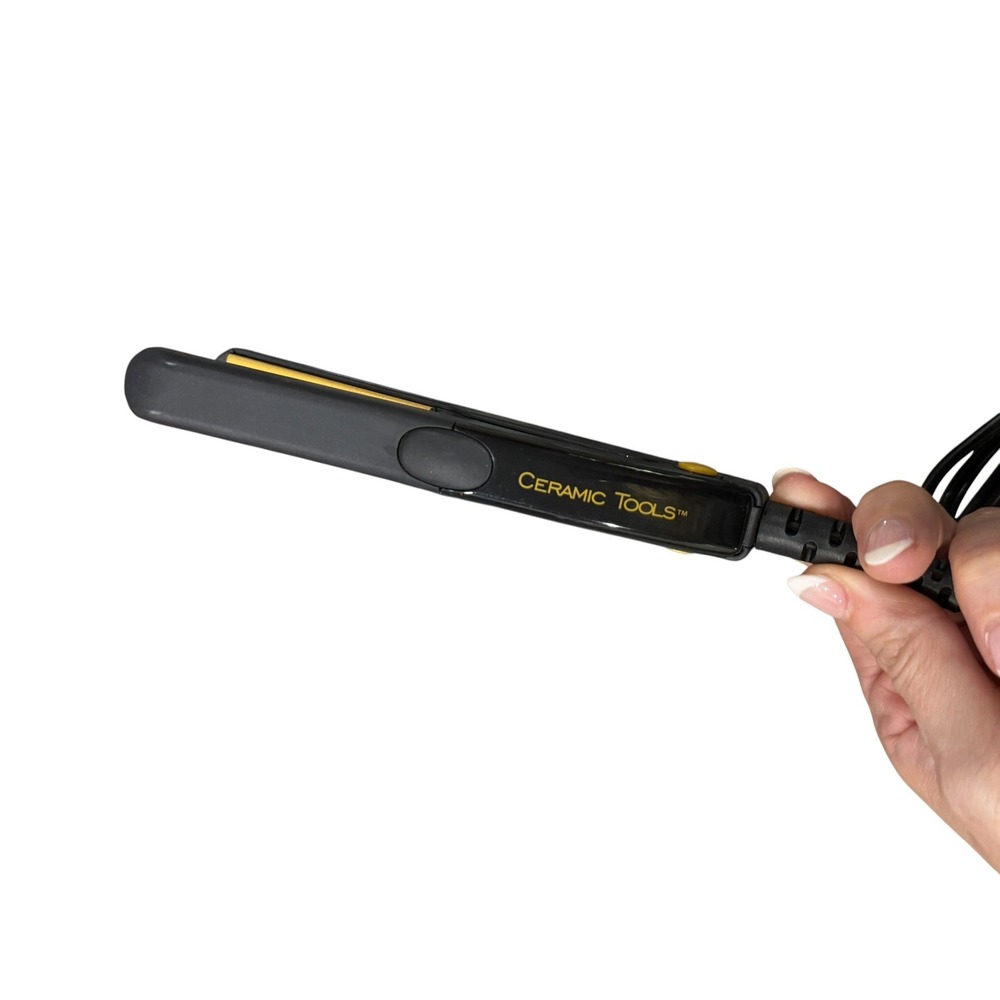 BaByliss Pro Ceramic Tools 6" Mini Flat Iron Travel Compact Hair Straightener - Picture 7 of 8